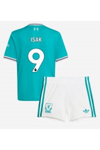 Liverpool Alexander Isak #9 Jalkapallovaatteet Lasten Kolmas peliasu 2025-26 Lyhythihainen (+ Lyhyet housut)
